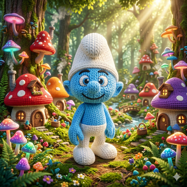 The Smurf - Knitted Version