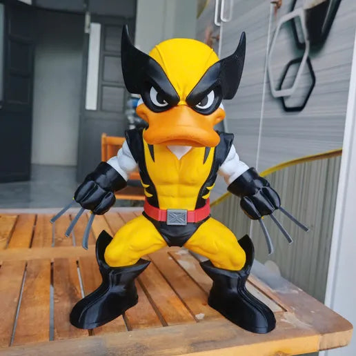 Quackverine - DONALD DUCK × WOLVERINE Fan art