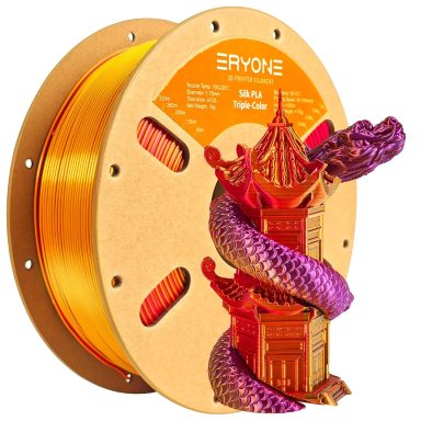 Triple Silk Red Gold Purple