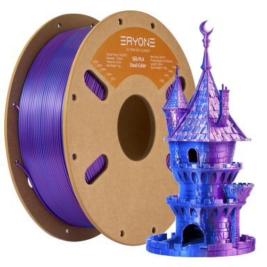 Dual Silk Purple & Blue